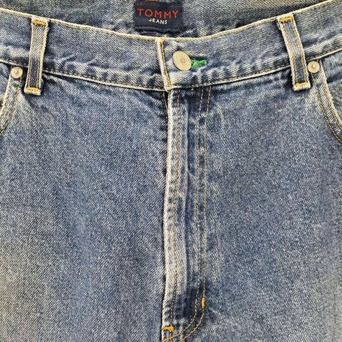 トミージーンズ tommy jeans 00s バギーデニムパンツ メンズ 38×30