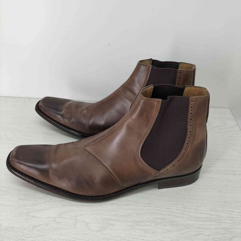 メンズビギ MENS BIGI レザーサイドゴアブーツ Vibramソール メンズ 01
