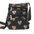 レスポートサック LeSportsac ハートプリント 多段ジップ ショルダーバッグ レディース