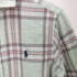 ポロラルフローレン POLO RALPH LAUREN CLASSIC FIT ポニー刺繍 チェック ホリゾンタル カッタウェイ L/S ネルシャツ メンズ import:M
