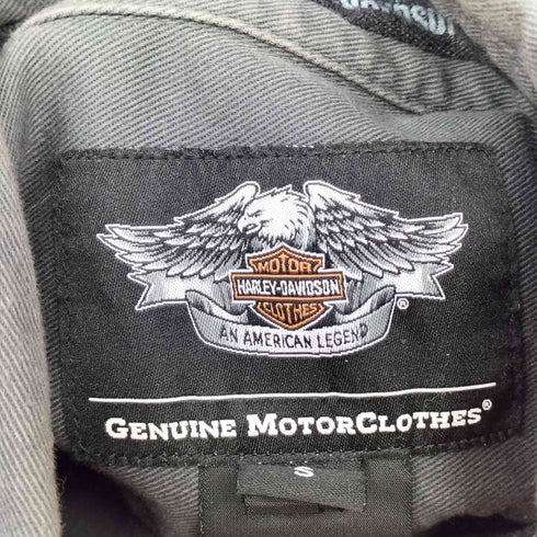 ハーレーダビッドソン HARLEY-DAVIDSON 90S スカルダック L/S シャツ メンズ JPN:S