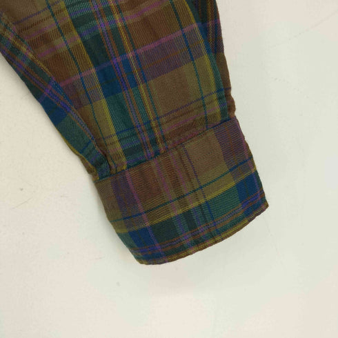 バーバリーズ BURBERRYS 90S 白タグ L/S チェックシャツ メンズ