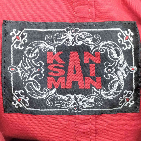 カンサイマン KANSAI MAN 比翼コットンジャケット ドローコード メンズ M3