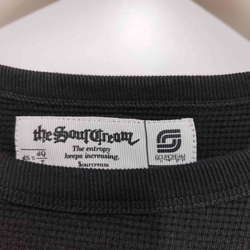 Sourcream ワッフルFADEロンTEE メンズ F
