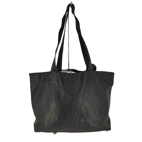 ヨウジヤマモト Yohji Yamamoto AOYAMA NOVELTY LEATHER TOTE BAG メンズ