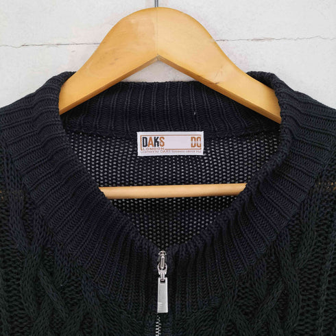 ダックス DAKS ケーブルニットドライバーズニット メンズ FREE