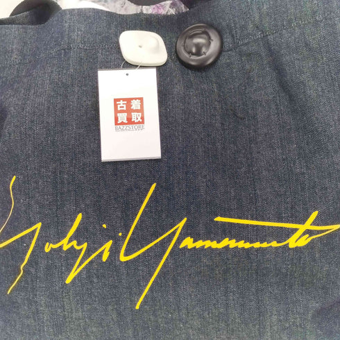ヨウジヤマモト Yohji Yamamoto NOVELTY DENIM TOTE BAG LOGO メンズ