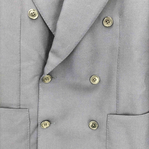 ビームスエフ BEAMS F CANONICO ホップサック ダブルブレスト ジャケット メンズ JPN:44