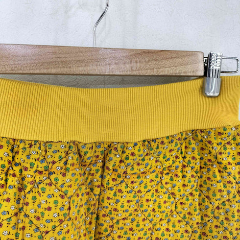 小花柄 キルトもんぺパンツ レディース