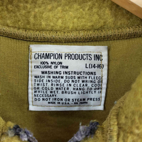 チャンピオン Champion PRODUCTSタグ TALON PETALUMA ナイロン バーシティジャケット レディース L(14-16)