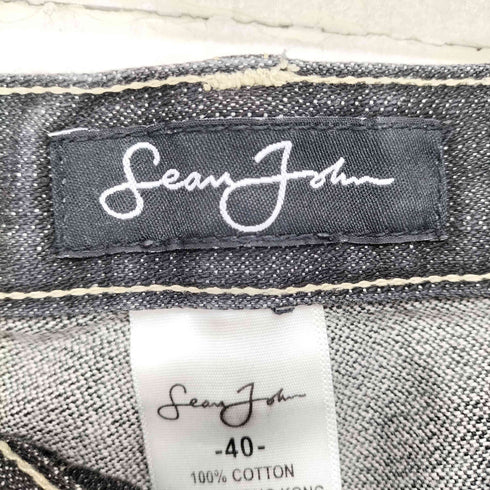 ショーンジョン Sean john ステッチデザインバギーデニム メンズ FR:38-40