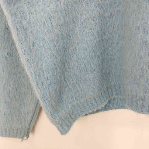Knitwear of Distinction by ARENA 60S Vネック アクリルモヘア シャギーニット モヘアニット メンズ import:L