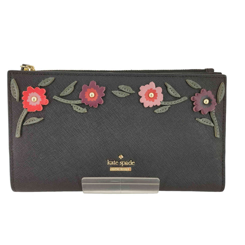 ケイトスペード Kate spade 花モチーフ 二つ折り小銭入れ レディース