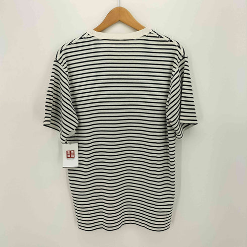 モンベル mont bell ロゴ刺繍 ボーダーTシャツ 半袖 メンズ JPN:L