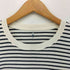モンベル mont bell ロゴ刺繍 ボーダーTシャツ 半袖 メンズ JPN:L