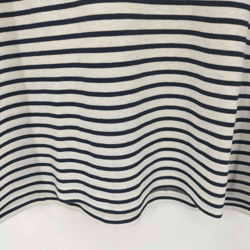 モンベル mont bell ロゴ刺繍 ボーダーTシャツ 半袖 メンズ JPN:L