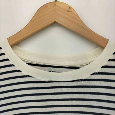 モンベル mont bell ロゴ刺繍 ボーダーTシャツ 長袖 メンズ JPN:L