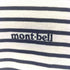 モンベル mont bell ロゴ刺繍 ボーダーTシャツ 長袖 メンズ JPN:L