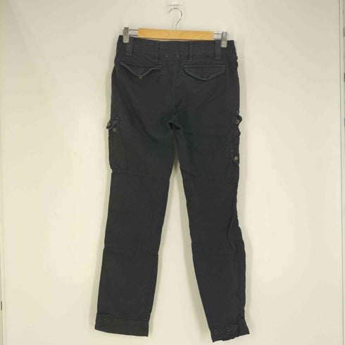 ラルフローレン RALPH LAUREN リネンシルクブレンド コットン テーパード カーゴパンツ レディース JPN:2