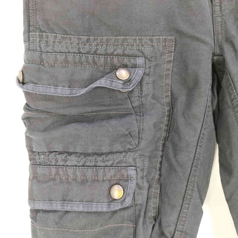 ラルフローレン RALPH LAUREN リネンシルクブレンド コットン テーパード カーゴパンツ レディース JPN:2