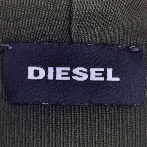 ディーゼル DIESEL 素材切替 ジップアップ パーカー メンズ import:S