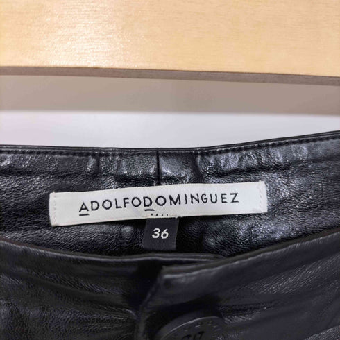 アドルフォドミンゲス ADOLFO DOMINGUEZ フェイクレザー テーパードパンツ メンズ EUR:36