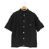 イッセイミヤケメン ISSEY MIYAKE MEN 99SS 銀タグ シワ加工 製品染め レギュラーカラーシャツ メンズ JPN:XL