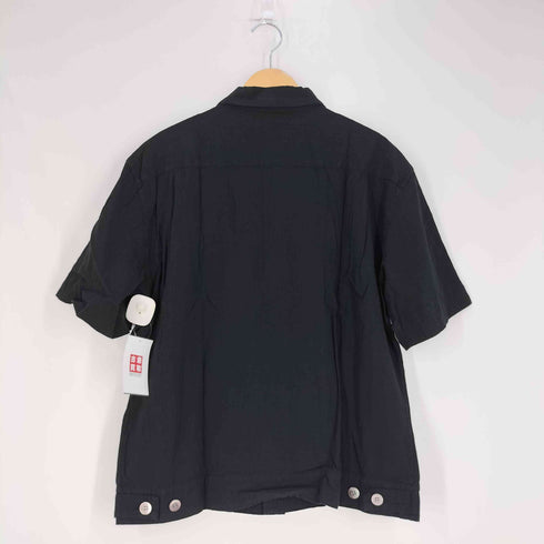 イッセイミヤケメン ISSEY MIYAKE MEN 99SS 銀タグ シワ加工 製品染め レギュラーカラーシャツ メンズ JPN:XL