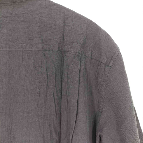 イッセイミヤケメン ISSEY MIYAKE MEN 99SS 銀タグ シワ加工 製品染め レギュラーカラーシャツ メンズ JPN:XL