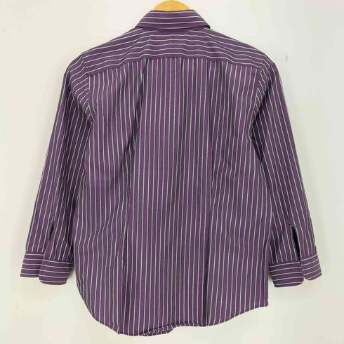 ローレンラルフローレン LAUREN RALPH LAUREN PETITE NON-IRON ノンアイロン ロゴ ストライプシャツ レディース PM