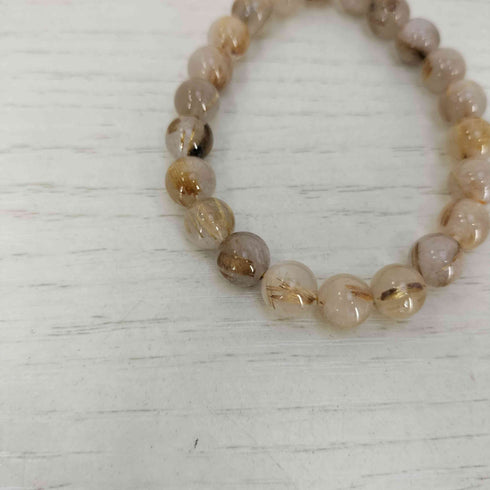ルチルクォーツ 針金水晶 ブレスレット レディース