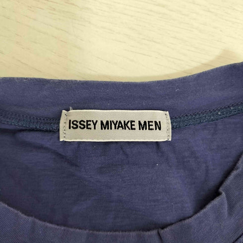 イッセイミヤケメン ISSEY MIYAKE MEN 00SS 銀タグ 切替 ストレッチ クルーネックTシャツ メンズ FREE
