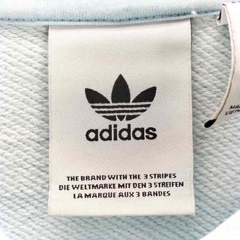 アディダス adidas トレフォイルロゴ刺しゅう プルオーバーパーカー メンズ JPN:L