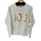 メゾンキツネ MAISON KITSUNE フロントデザインプリントスウェット レディース import:S