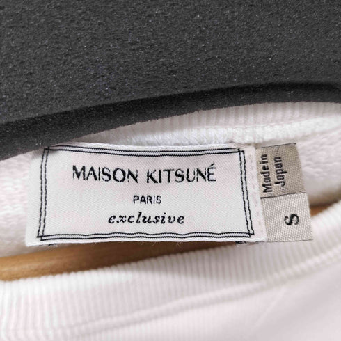 メゾンキツネ MAISON KITSUNE フロントデザインプリントスウェット レディース import:S