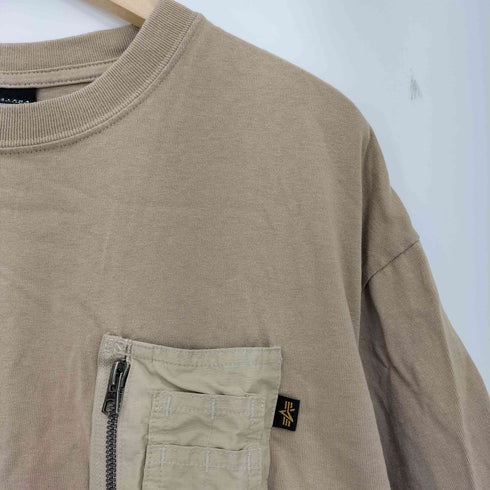 アルファインダストリーズ ALPHA INDUSTRIES ユーティリティポケットTシャツ メンズ import:M
