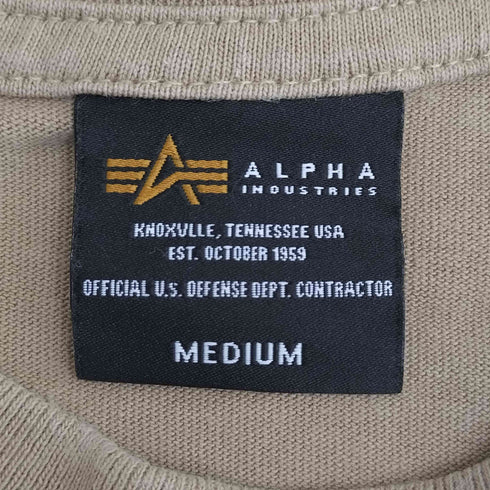 アルファインダストリーズ ALPHA INDUSTRIES ユーティリティポケットTシャツ メンズ import:M