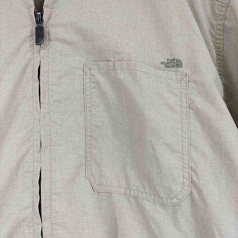 ノースフェイスパープルレーベル THE NORTH FACE PURPLE LABEL Polyester Linen Field H/S Zip Shirt メンズ JPN:M