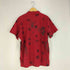 漢字プリント リネンブレンド チャイナシャツ メンズ import:XL