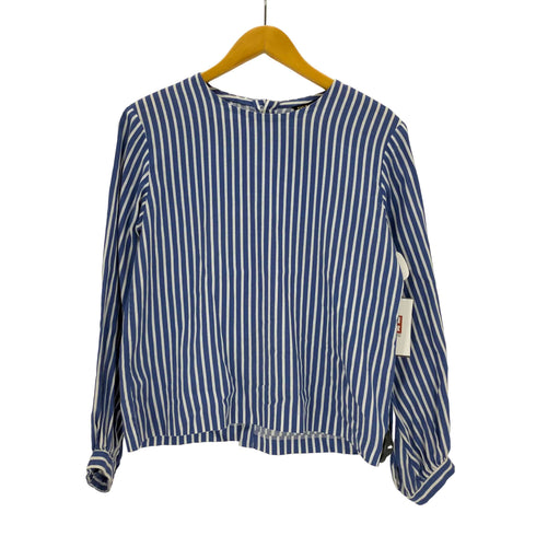 オールドマンズテーラー R&D.M.Co-/OLDMAN’S TAILOR STRIPE BALOON SLEEVE SHIRT レディース