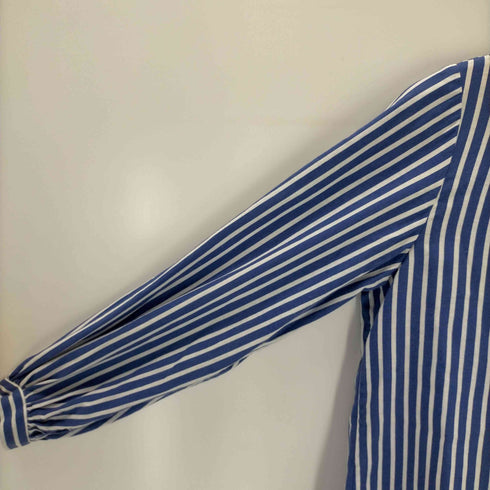 オールドマンズテーラー R&D.M.Co-/OLDMAN’S TAILOR STRIPE BALOON SLEEVE SHIRT レディース