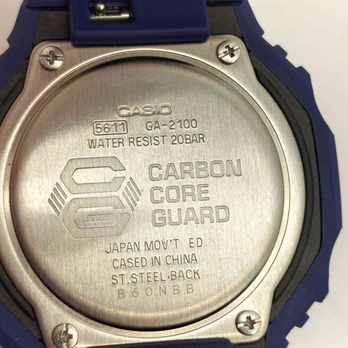 カシオ CASIO G-SHOCK ANALOG-DIGITAL カーボンベゼルクウォーツ腕時計 メンズ