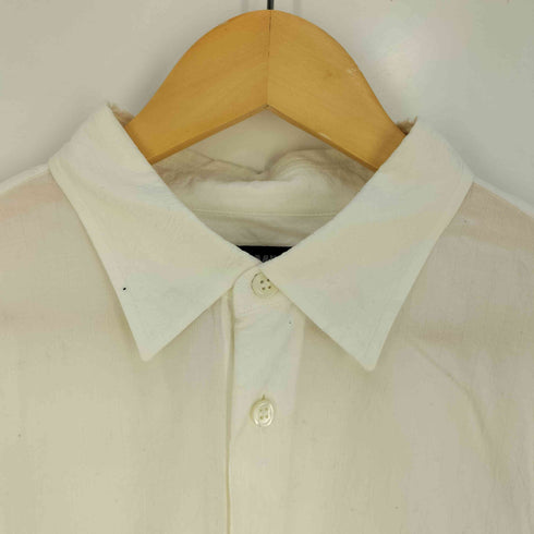 イッセイミヤケ ISSEY MIYAKE 07SS 黒タグ 縮絨加工 レギュラーカラーシャツ メンズ JPN:3