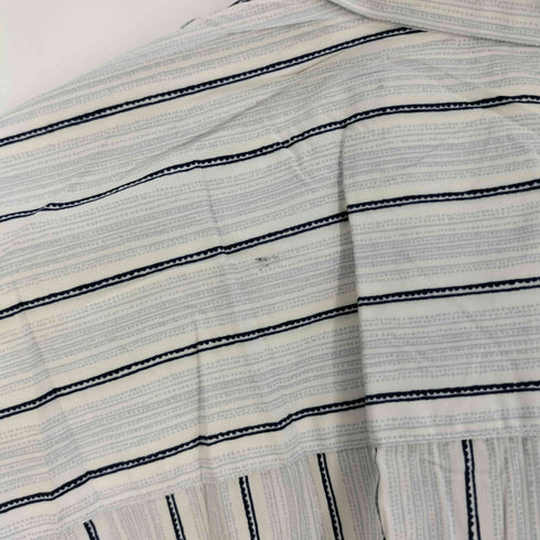 イッセイミヤケ ISSEY MIYAKE 95SS 黒タグ レギュラーカラー ストライプ シャツ メンズ JPN:L
