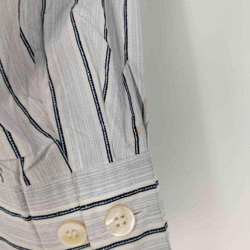 イッセイミヤケ ISSEY MIYAKE 95SS 黒タグ レギュラーカラー ストライプ シャツ メンズ JPN:L