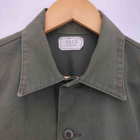 ユーエスアーミー U.S. ARMY 80S Utility Shirt ユーティリティーシャツ メンズ 15 1/2X33