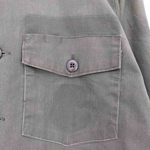 ユーエスアーミー U.S. ARMY 80S Utility Shirt ユーティリティーシャツ メンズ 15 1/2X33