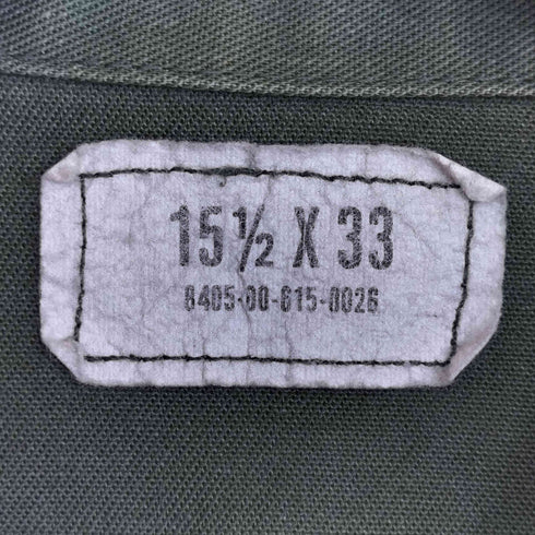 ユーエスアーミー U.S. ARMY 80S Utility Shirt ユーティリティーシャツ メンズ 15 1/2X33
