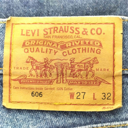 リーバイス Levis 90s 606 ボタン裏359 スリムシルエット テーパードデニム レディース W27 L32
