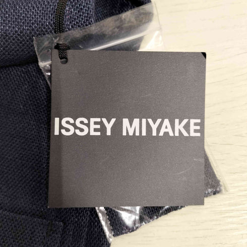 イッセイミヤケ ISSEY MIYAKE 03SS 黒タグ リネン リバーシブル 4B ベスト メンズ JPN:2